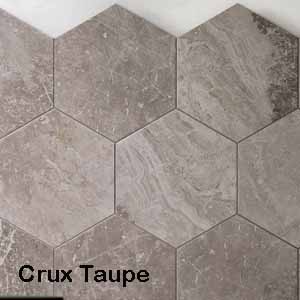 Bistrot Hexagon 8x7 Crux Taupe